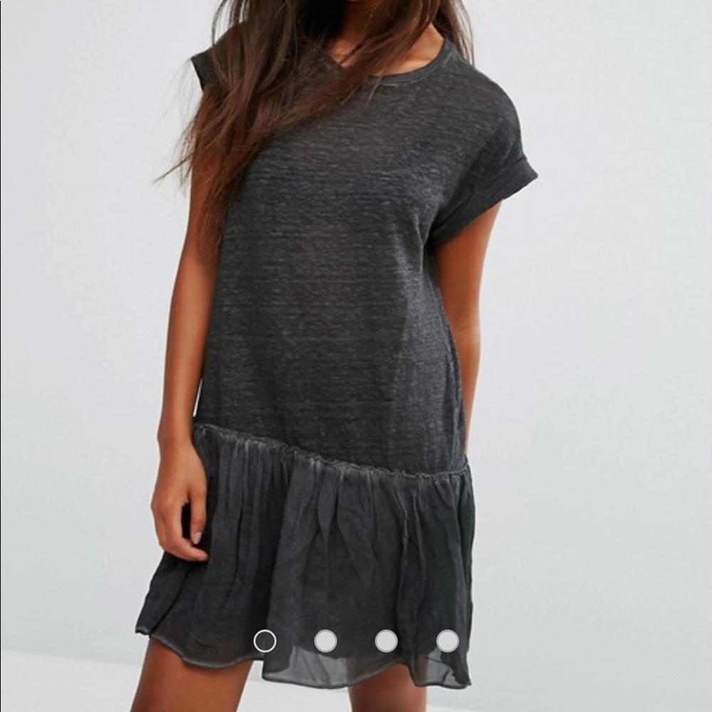 All saint Jody jersey linen dress Sz S